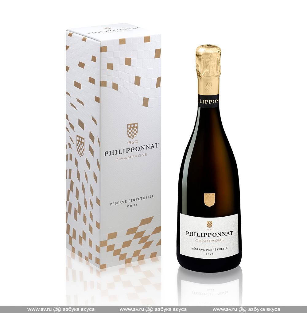 Изображение товара Игристое вино французское белое брют AOC Champagne Philipponnat Reserve Perpetuelle Brut, 0.75 L, п/у