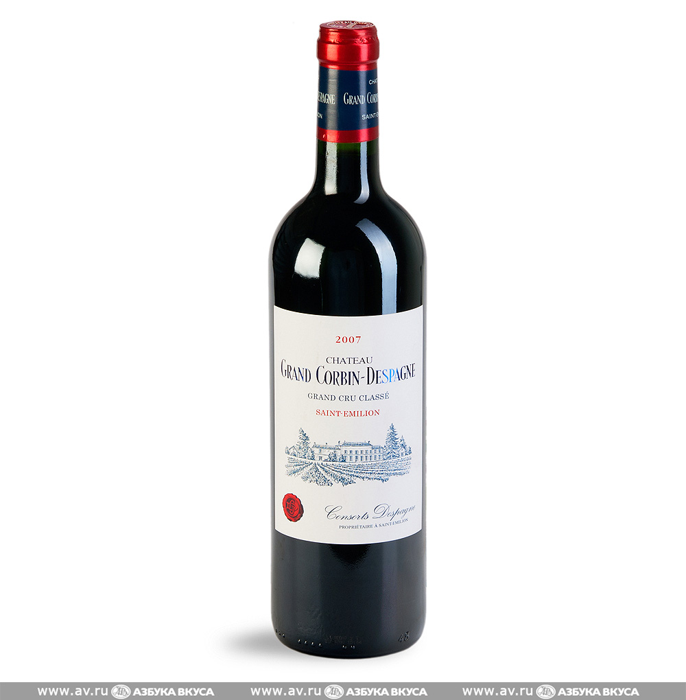 Изображение товара Французское красное вино Chateau Grand Corbin-Despagne 0.75L AOC Saint-Emilion Изображение товара Французское красное вино Chateau Grand Corbin-Despagne 0.75L AOC Saint-Emilion