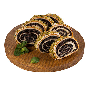 Рулет маковый с фисташками, «Азбука вкуса», 250 г, Россия