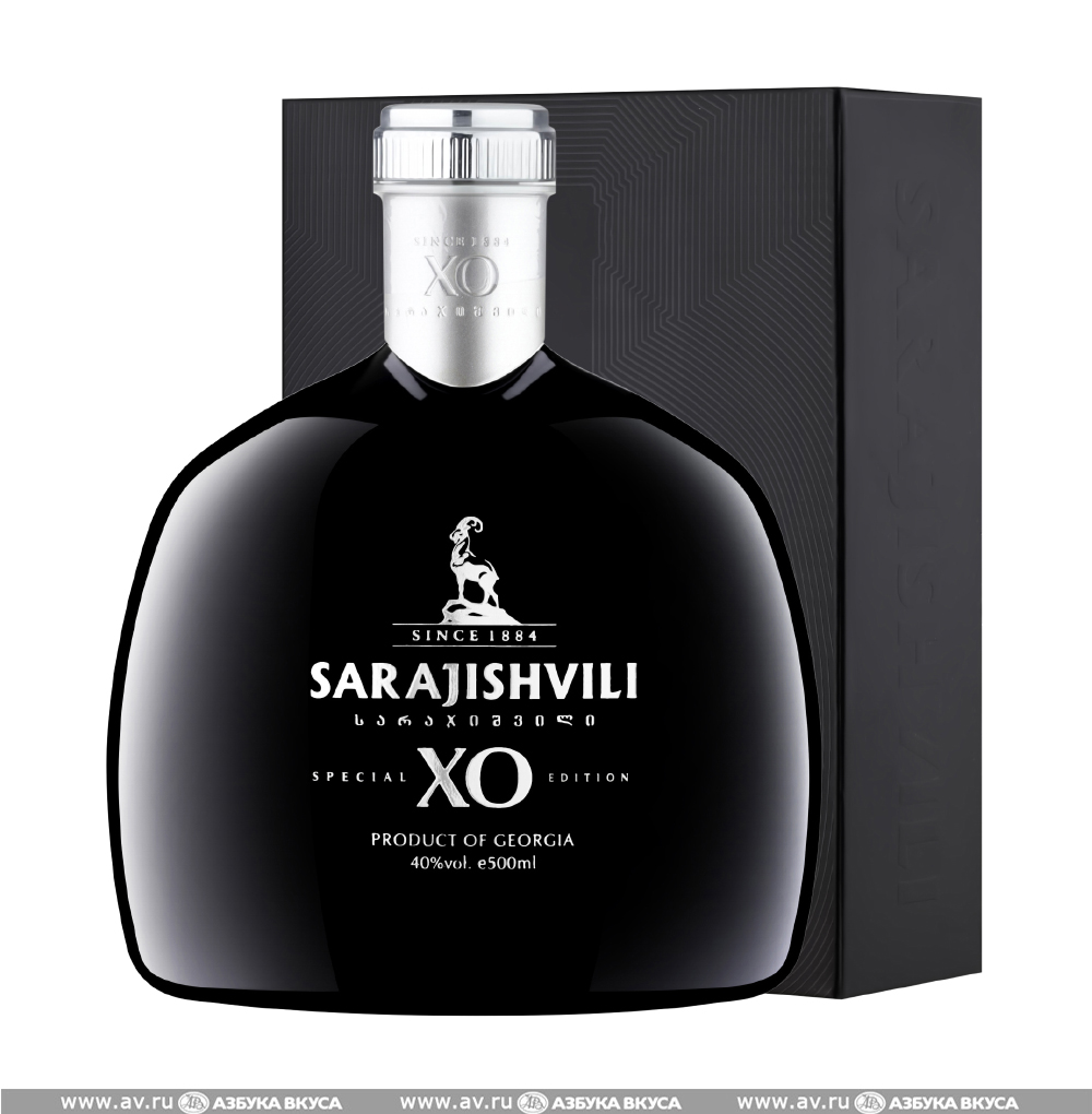 Изображение товара Грузинский коньяк Sarajishvili XO Special Edition 0.7L выдержка 10 лет Изображение товара Грузинский коньяк Sarajishvili XO Special Edition 0.7L выдержка 10 лет