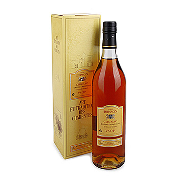 Изображение товара Коньяк Gilles Brisson AOC Grande Champagne VSOP, 0.7 L, п/у