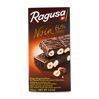 Изображение товара Шоколад горький Camille Bloch Ragusa с трюфельной начинкой и лесными орехами 100г Швейцария