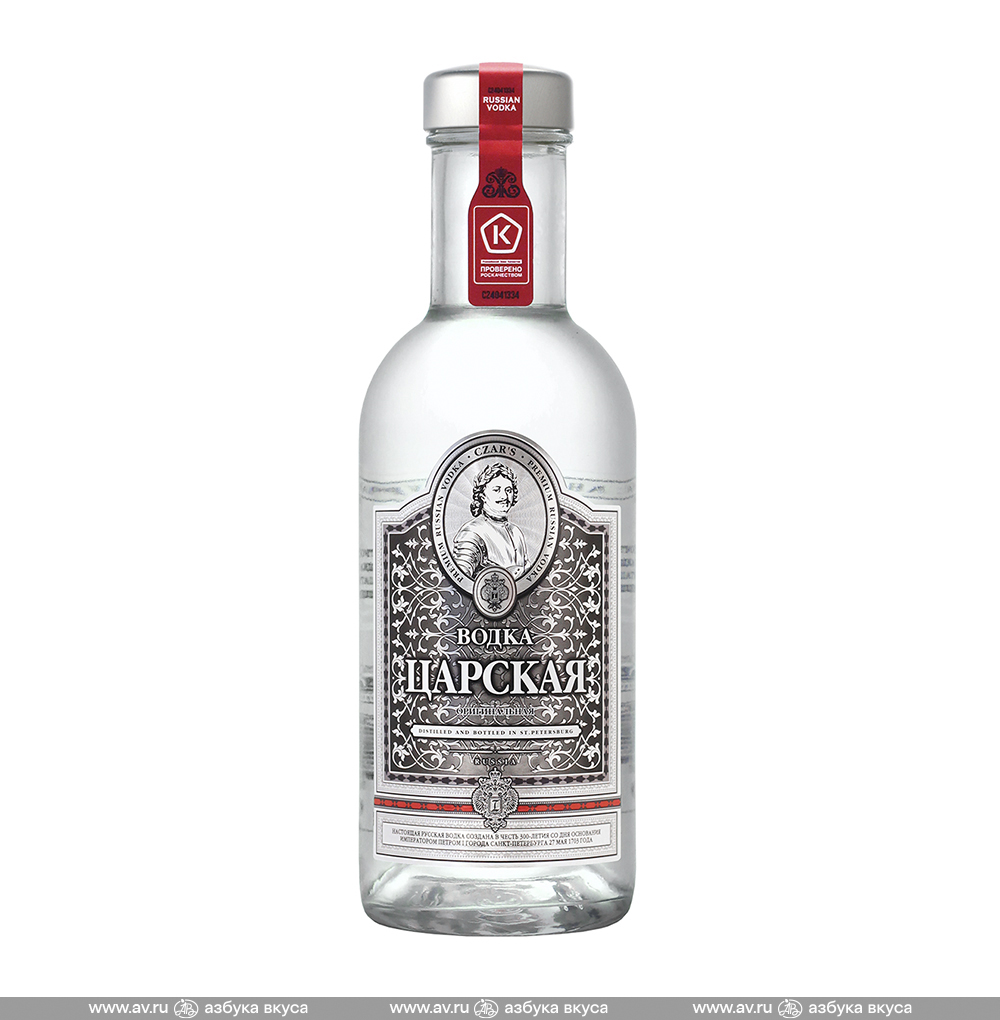 Изображение товара Водка Царская Оригинальная 0.35 Л эксклюзивный напиток к юбилею Санкт-Петербурга Изображение товара Водка Царская Оригинальная 0.35 Л эксклюзивный напиток к юбилею Санкт-Петербурга