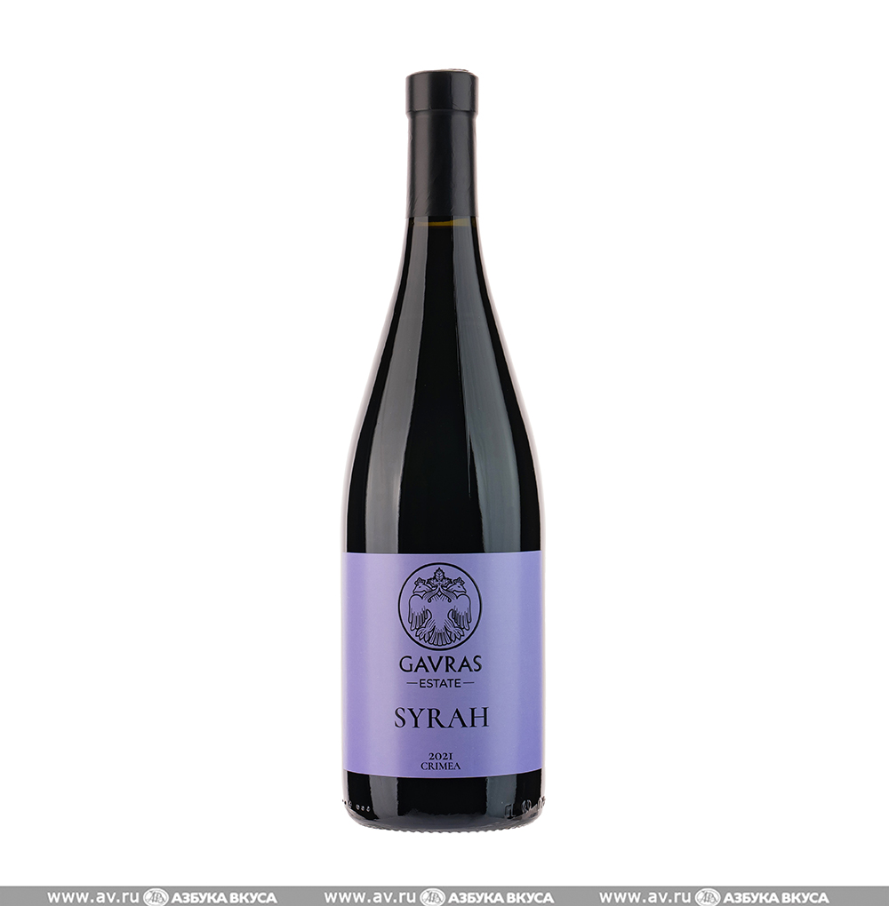 Изображение товара Вино российское красное Syrah ЗГУ Крым Gavras Estate, 0.75 L