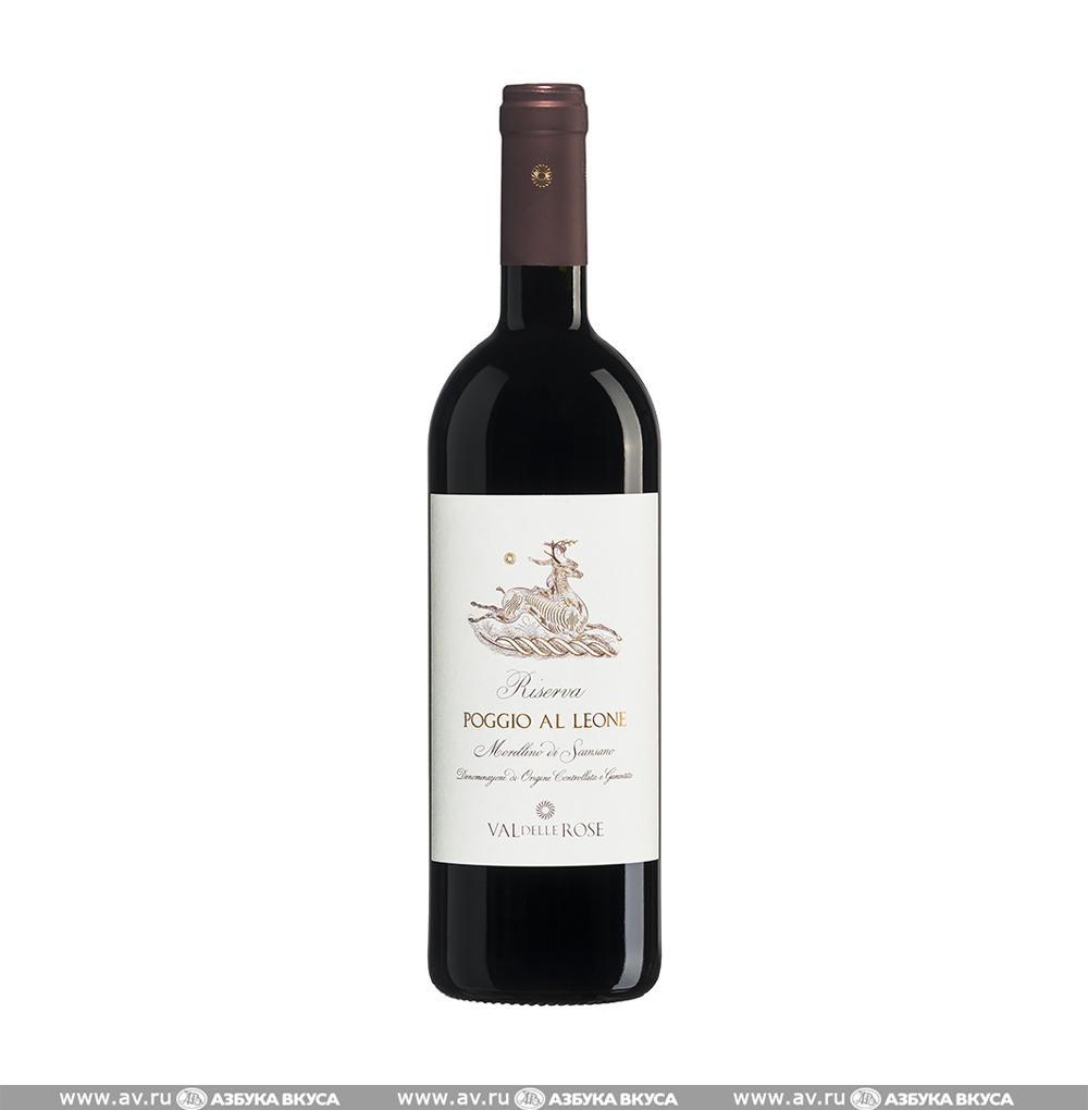 Изображение товара Вино итальянское красное DOCG Morellino di Scansano Poggio al Leone Riserva Val delle Rose, 0.75 L Изображение товара Вино итальянское красное DOCG Morellino di Scansano Poggio al Leone Riserva Val delle Rose, 0.75 L