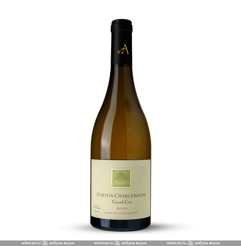 Изображение товара Вино французское белое AOC Corton Charlemagne Grand Cru Domaine d'Ardhuy, 0.75 L Изображение товара Вино французское белое AOC Corton Charlemagne Grand Cru Domaine d'Ardhuy, 0.75 L