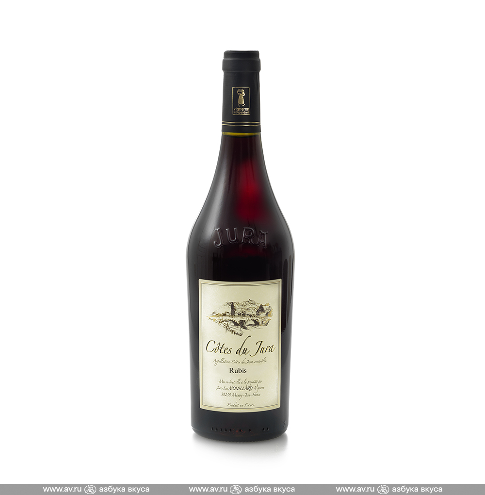 Изображение товара Французское красное вино AOC Cotes du Jura Rubis 0.75 L