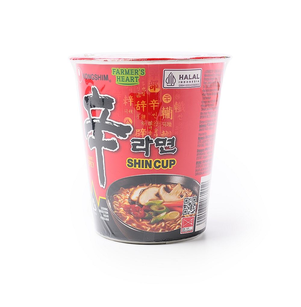 Изображение товара Лапша быстрого приготовления рамён шин, Nongshim, 72 г, Китай