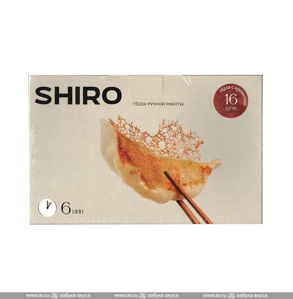 Изображение товара Гёдза с креветкой замороженные, Shiro, 400 г, Россия