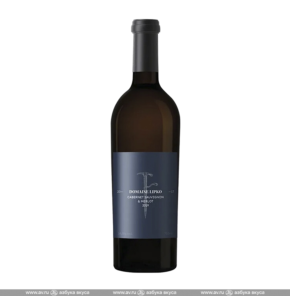 Изображение товара Вино российское красное Domaine Lipko Cabernet Sauvignon & Merlot Wein und Wasser, 0.75 L