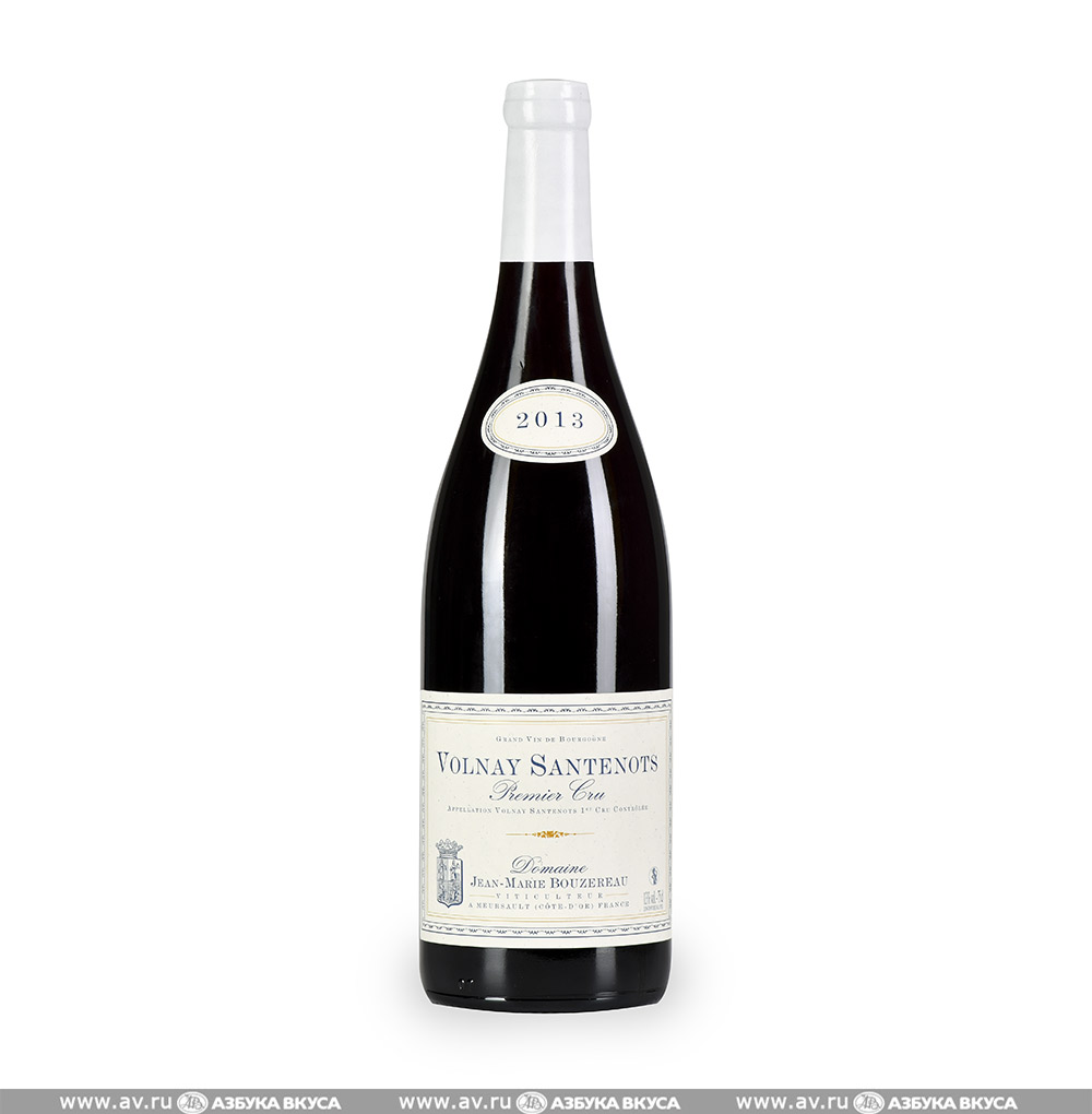 Изображение товара Вино французское красное AOC Volnay 1-er Cru Santenots Domaine Jean-Marie Bouzereau, 0.75 L
