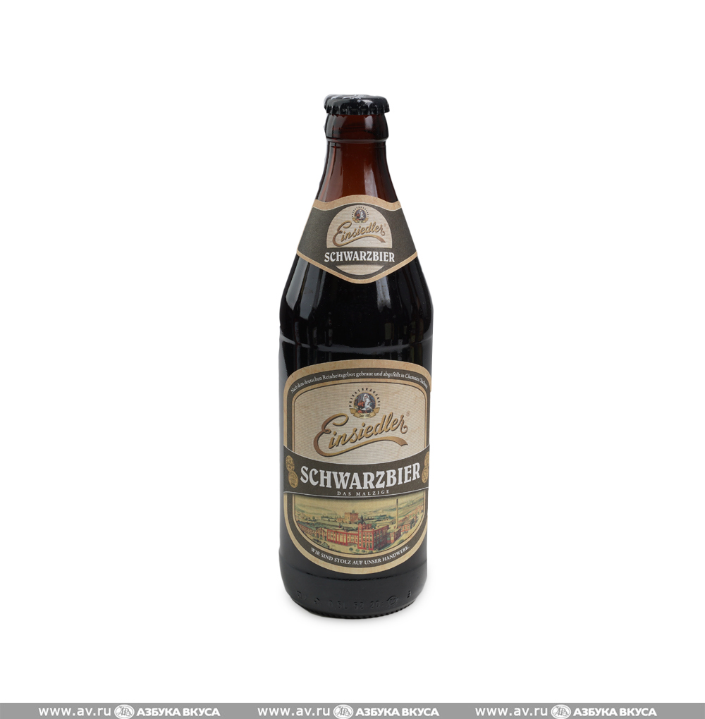 Изображение товара Пиво темное Einsiedler Schwarzbier 5%, 0.5 L, ст/б, Германия Изображение товара Пиво темное Einsiedler Schwarzbier 5%, 0.5 L, ст/б, Германия