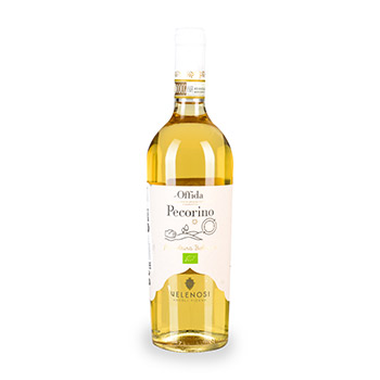 Изображение товара Вино итальянское белое DOCG Offida Pecorino Velenosi, 0.75 L