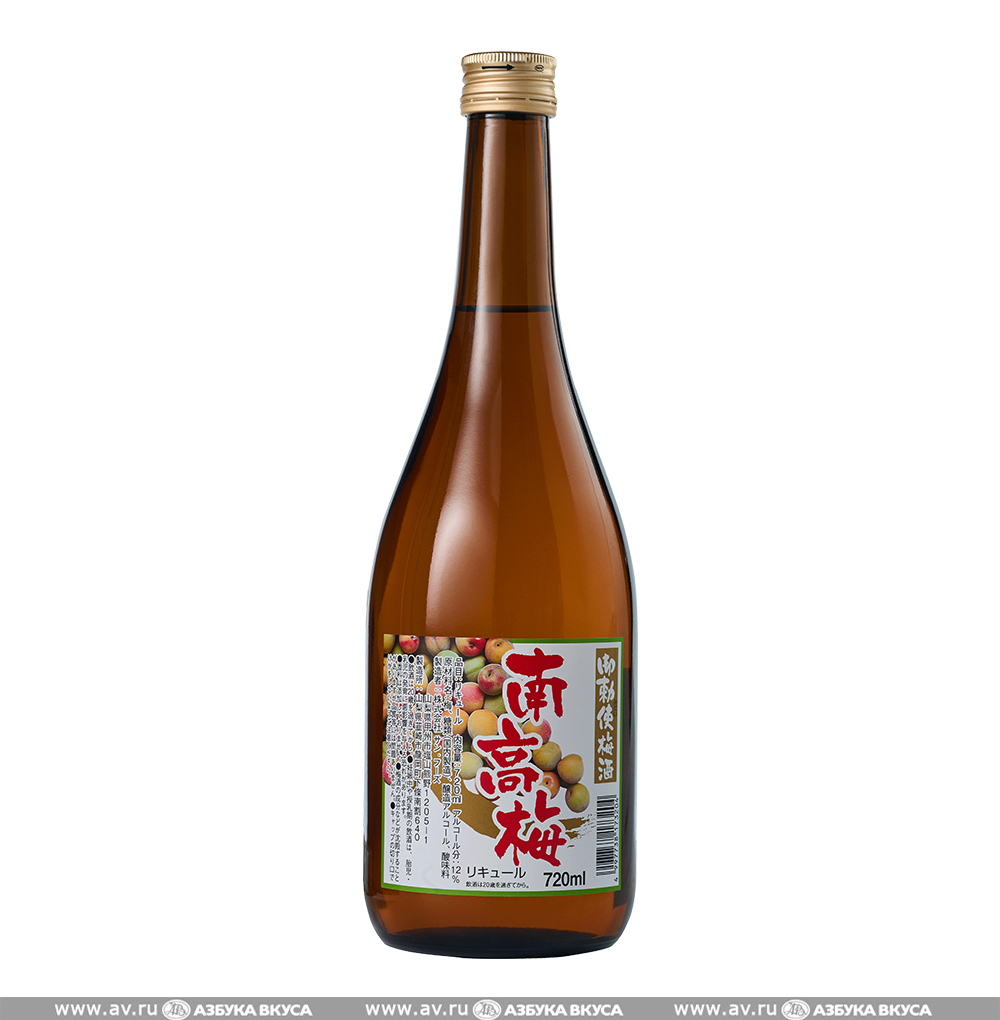 Изображение товара Спиртной напиток Настойка Из Сливы Midai Umeshu Nankobai San Foods, 0.72 L
