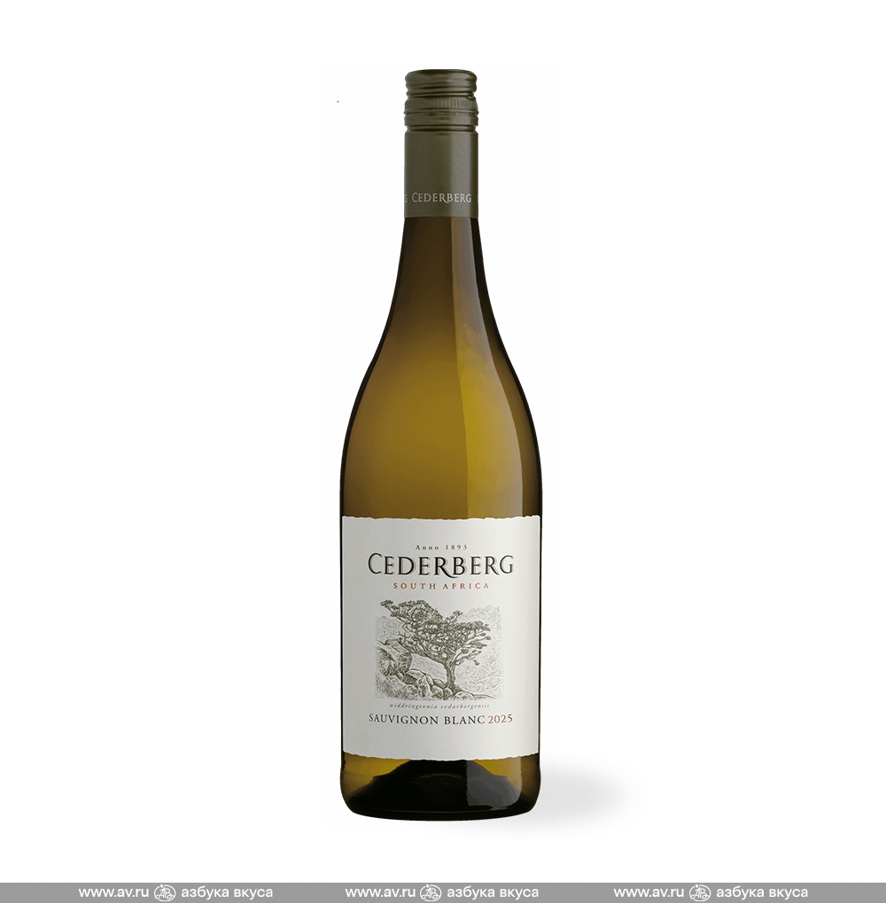 Изображение товара Вино южноафриканское белое Sauvignon Blanc Cederberg, 0.75 L Изображение товара Вино южноафриканское белое Sauvignon Blanc Cederberg, 0.75 L