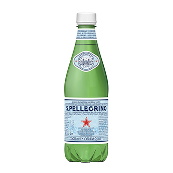 Вода минеральная газированная, S. Pellegrino, 0.5 л, Италия