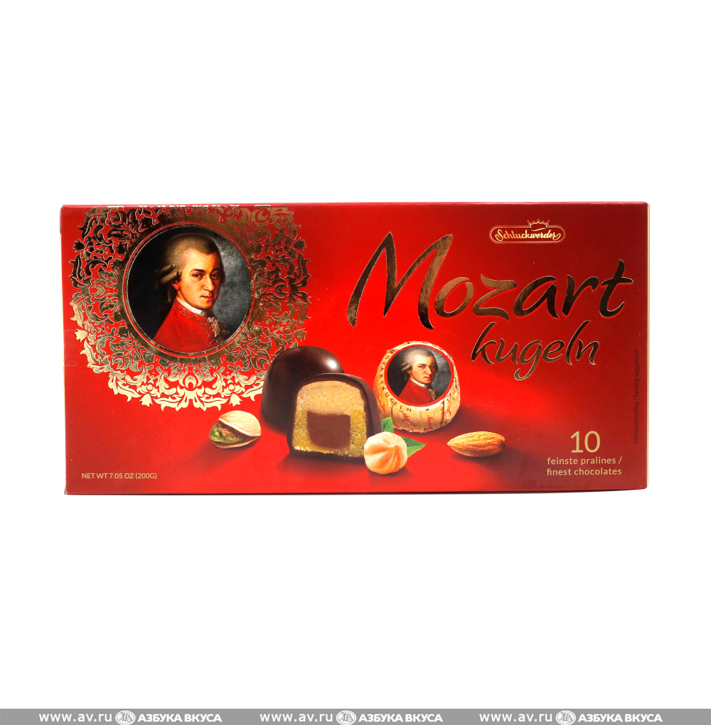 Изображение товара Конфеты шоколадные «Моцарт», Schuckwerder, 200 г, Германия