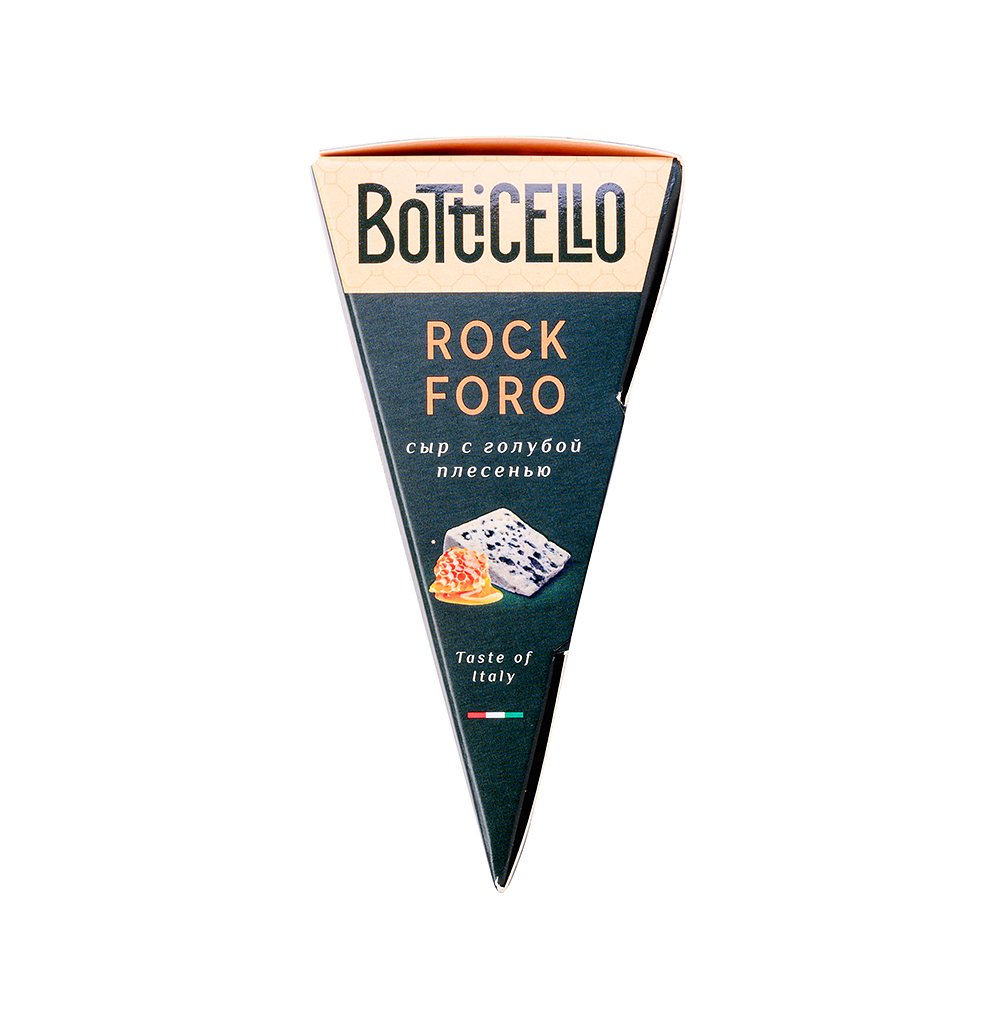 Изображение товара Сыр с голубой плесенью Rockforo 50%, «Botticello», Россия БЗМЖ Изображение товара Сыр с голубой плесенью Rockforo 50%, «Botticello», Россия БЗМЖ