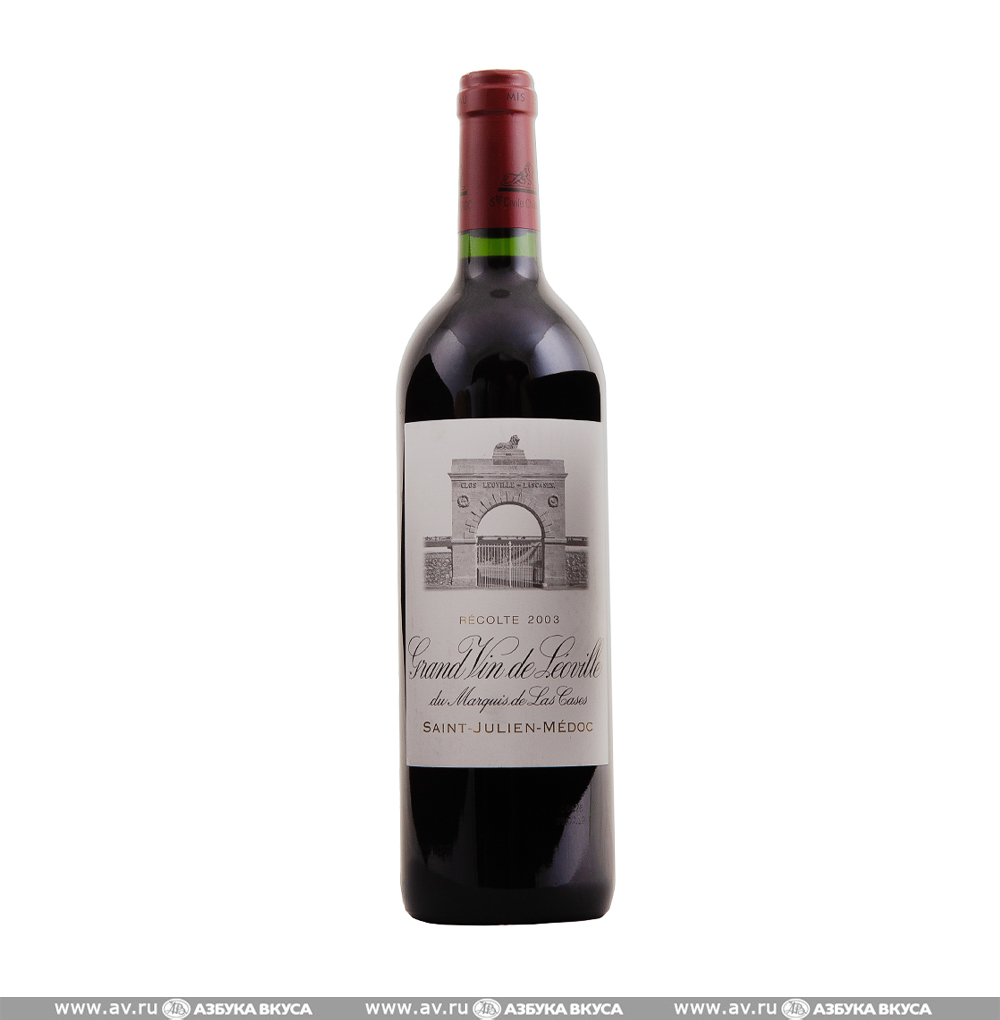 Изображение товара Вино французское красное AOC Saint-Julien Gr.Cru Classe Chateau Leoville Las Cases 2003, 0.75 L Изображение товара Вино французское красное AOC Saint-Julien Gr.Cru Classe Chateau Leoville Las Cases 2003, 0.75 L