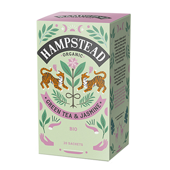 Изображение товара Чай зеленый Hampstead с жасмином 20 х 2г Великобритания