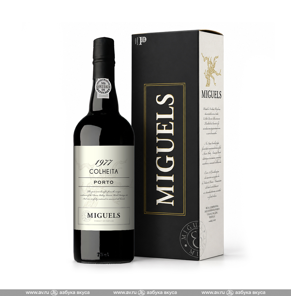 Изображение товара Портвейн Colheita 1977 Miguels, 0.75 L, п/у