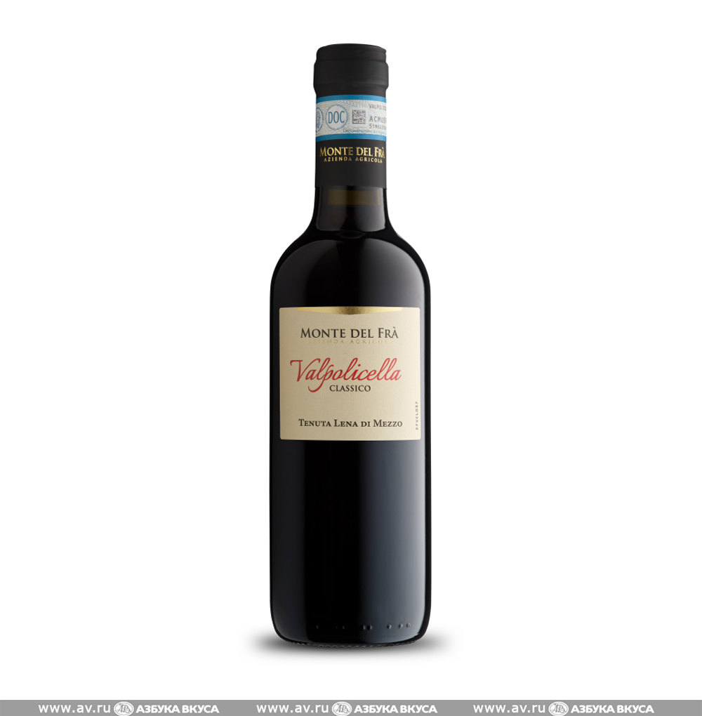Изображение товара Итальянское красное вино Valpolicella Classico Monte del Fra 0.375 L Изображение товара Итальянское красное вино Valpolicella Classico Monte del Fra 0.375 L