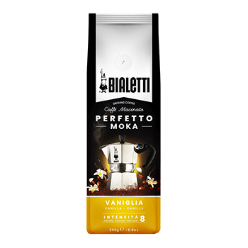 Изображение товара Кофе молотый средней обжарки, Bialetti Perfetto Moka Vaniglia, 250 г, Италия