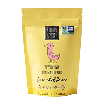 Изображение товара Напиток чайный for children «Груша & ваниль» гречишный, Nature’s Own Factory, 75 г, Россия