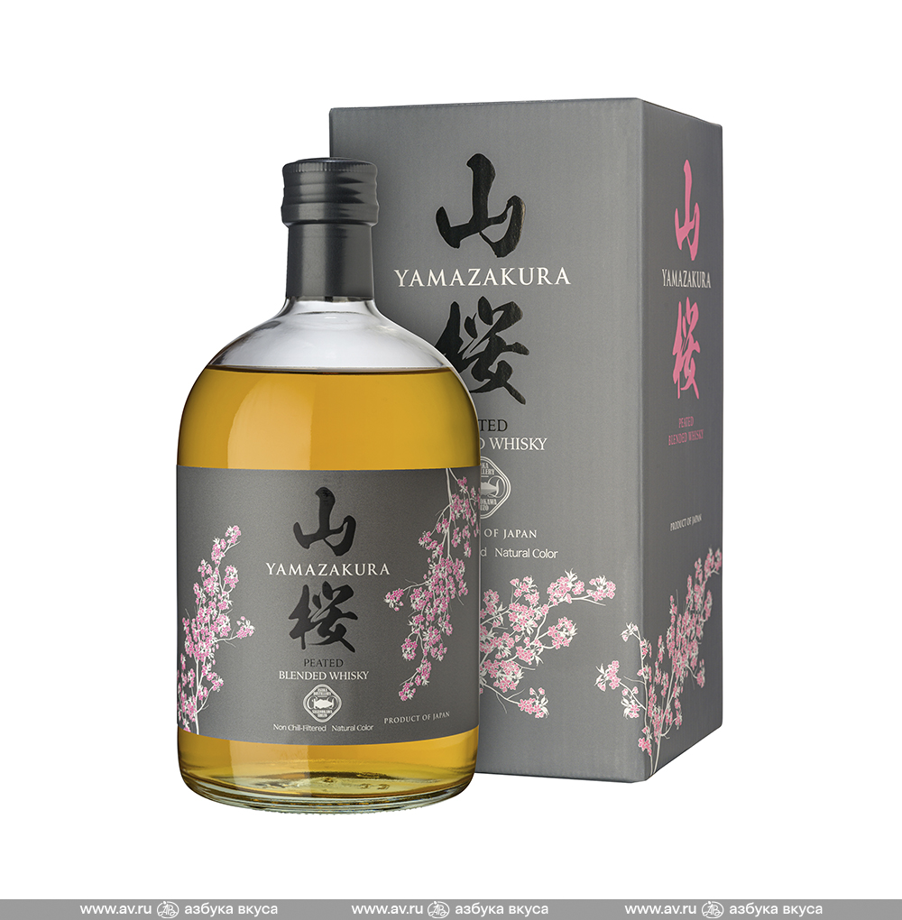 Изображение товара Виски японский Yamazakura Blended Peated 46%, 0.7 L, п/у