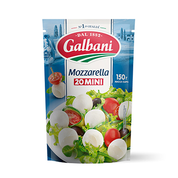 Сыр мягкий Моцарелла mini 45%, «Galbani», Россия БЗМЖ