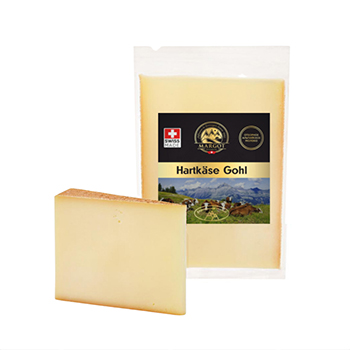 Изображение товара Сыр «Деревенский» горный твёрдый 49%, Margot Fromages, 200 г, Швейцария, БЗМЖ