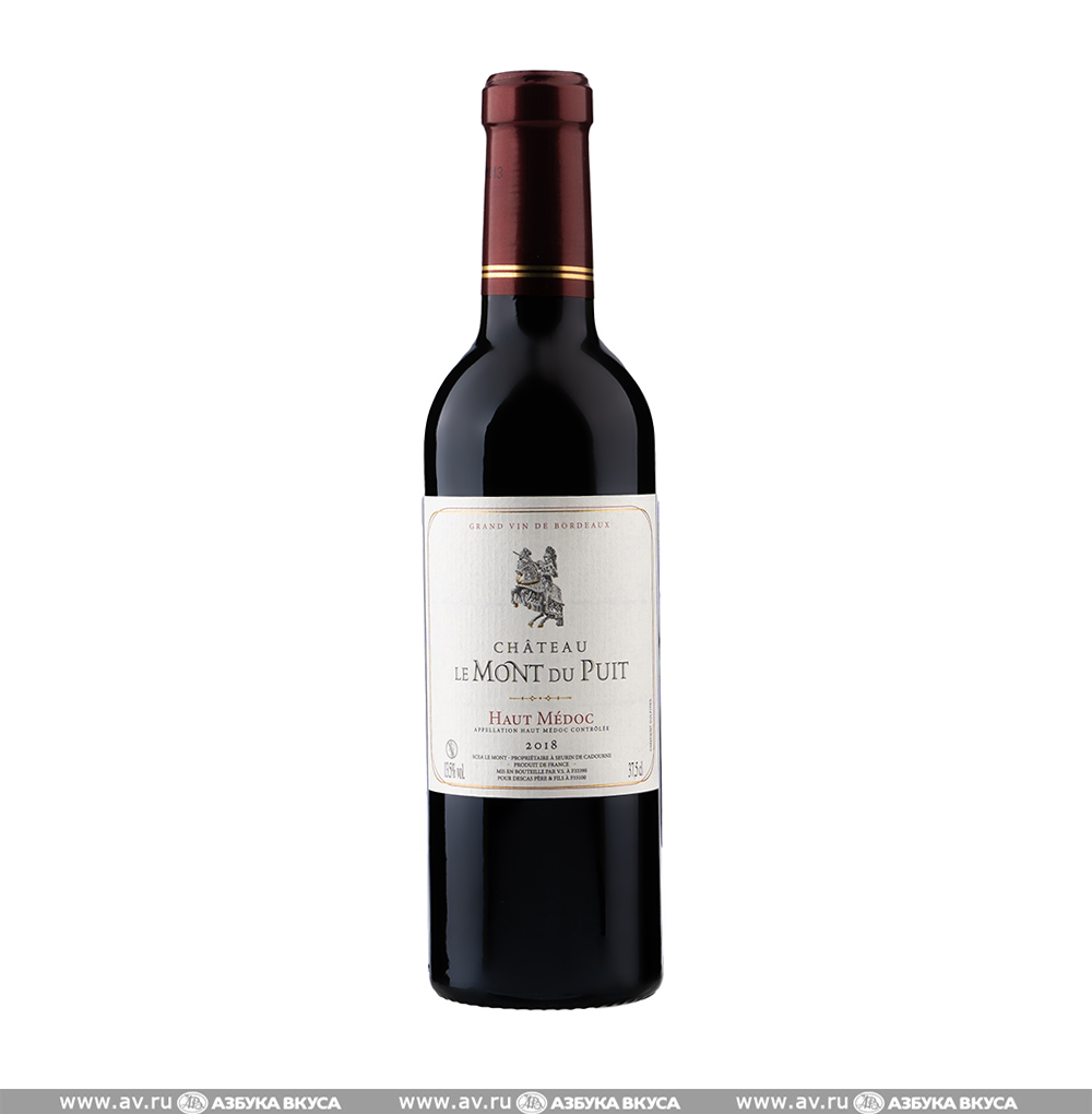 Изображение товара Французское красное вино HautMedoc Chateau Le Mont du Puit 0.375 л Изображение товара Французское красное вино HautMedoc Chateau Le Mont du Puit 0.375 л