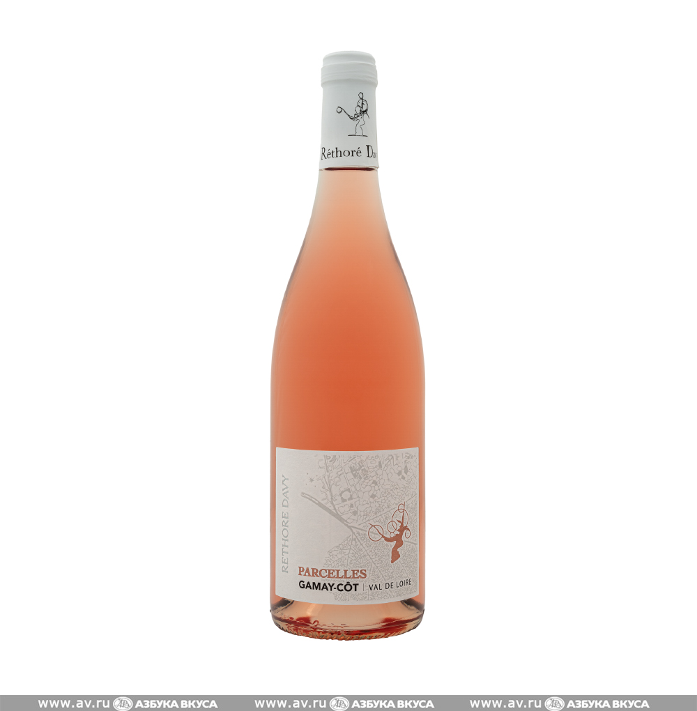 Изображение товара Французское розовое вино IGP Val de Loire Gamay Cot Parcelles 0.75L Изображение товара Французское розовое вино IGP Val de Loire Gamay Cot Parcelles 0.75L