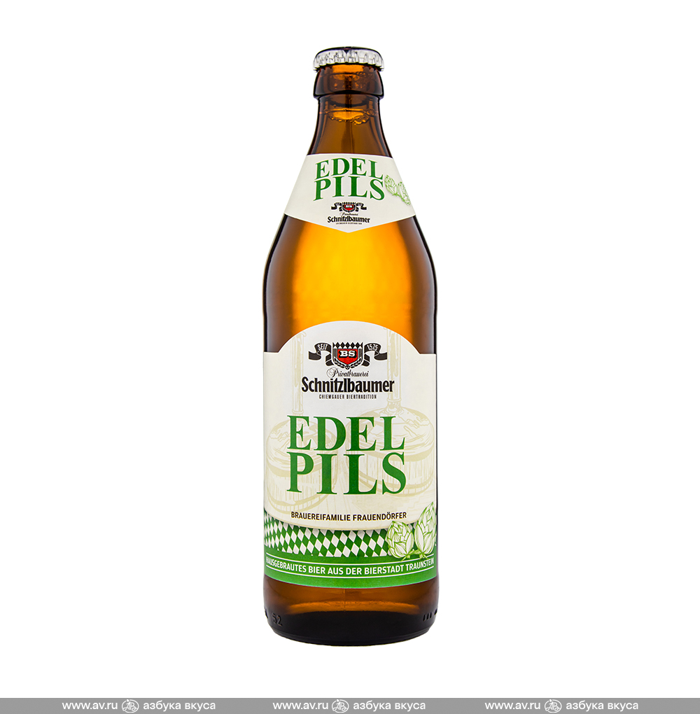 Изображение товара Пиво светлое Schnitzlbaumer Pils Edel 4,9%, 0.5 L, ст/б, Германия Изображение товара Пиво светлое Schnitzlbaumer Pils Edel 4,9%, 0.5 L, ст/б, Германия