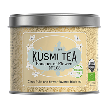Изображение товара Чай чёрный Bouquet of Flowers № 108 листовой  Kusmi Tea, 100 г, Франция