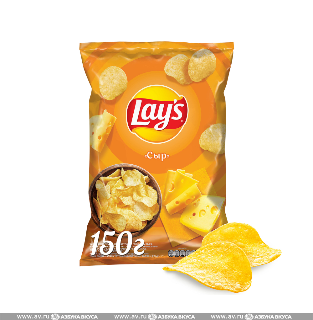 Изображение товара Чипсы картофельные «Сыр», Lay's, 70 г, Россия Изображение товара Чипсы картофельные «Сыр», Lay's, 70 г, Россия