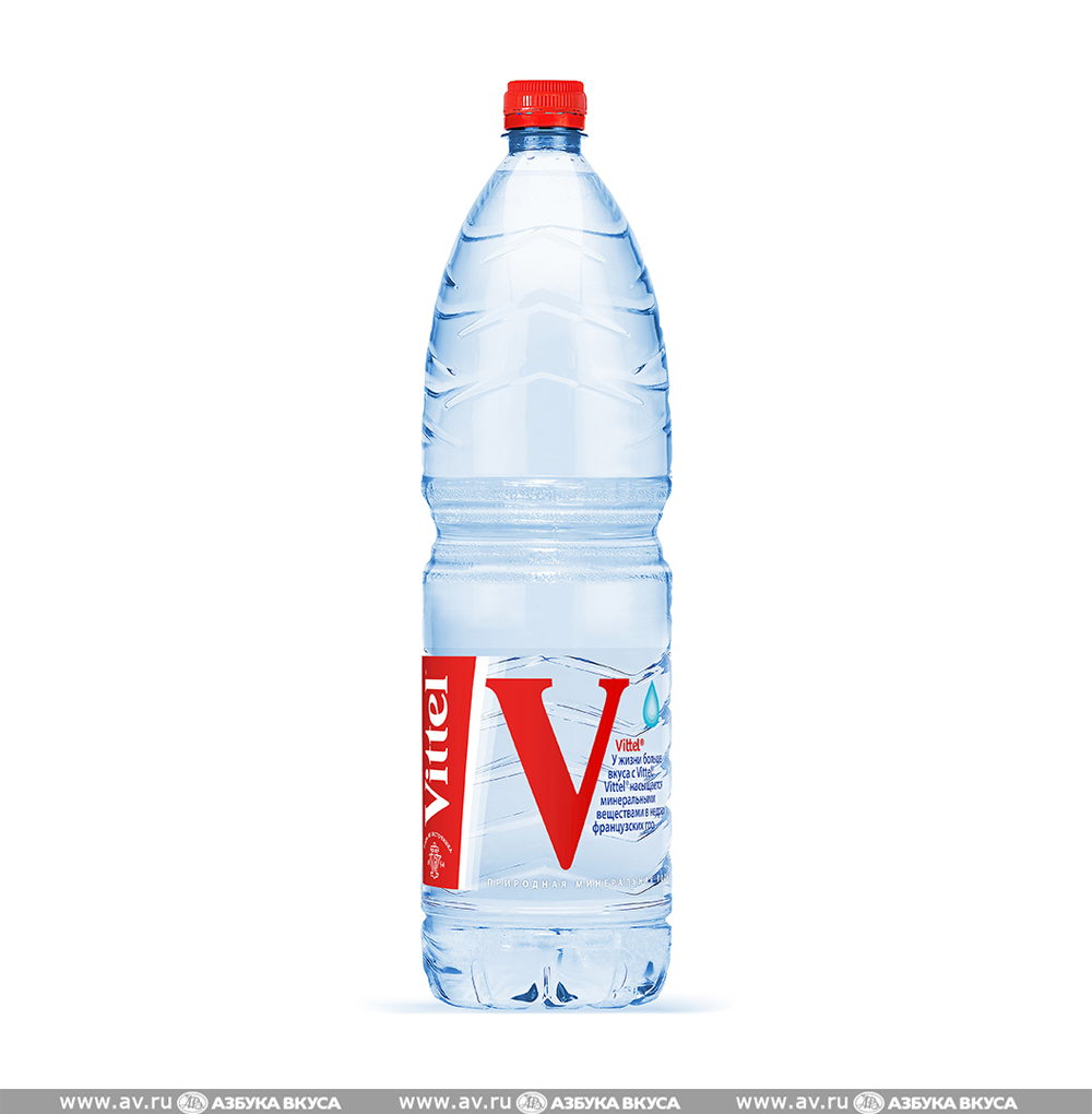 Изображение товара Вода минеральная негазированная, Vittel, 1.5 л, Франция