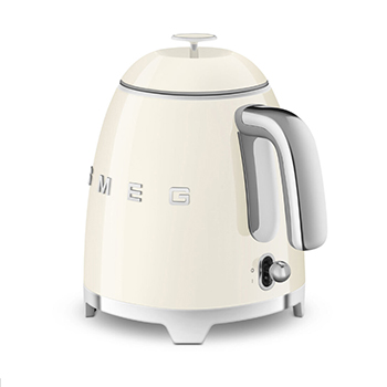 Изображение товара Чайник мини электрический KLF05CREU, Smeg, 0.8 л, 1,4 кВт, кремовый, Китай