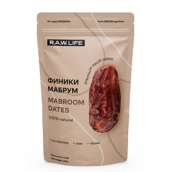 Финики Мамбрум, R.A.W. LIFE, 125 г, Россия