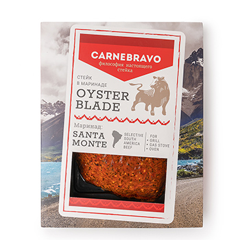 Изображение товара Стейк по-аргентински из говядины Carnebravo, 250 г, Россия