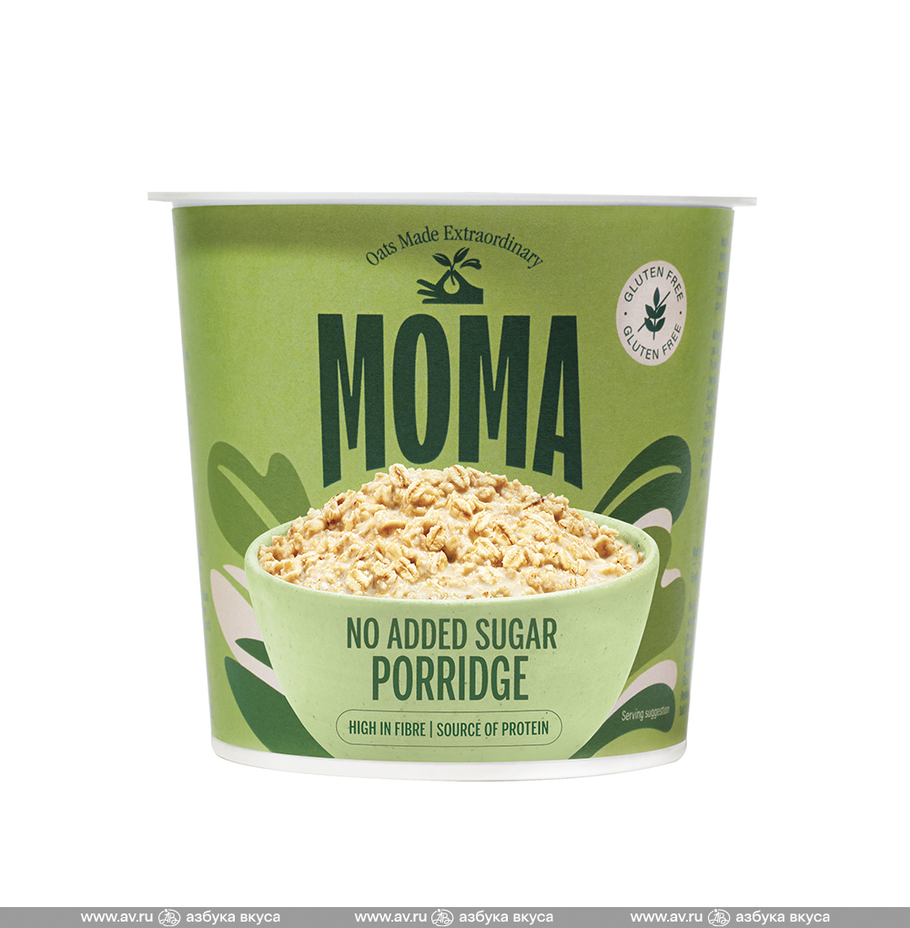 Изображение товара Каша овсяная Jumbo (без сахара), MOMA, 65 г, Великобритания