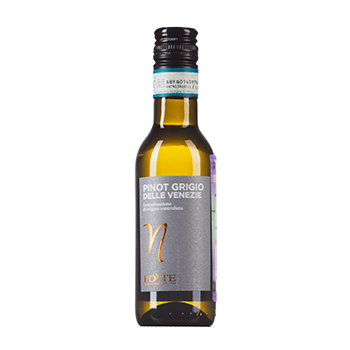 Изображение товара Вино итальянское белое п/сух DOC delle Venezie Pinot Grigio Ponte 0.187 L