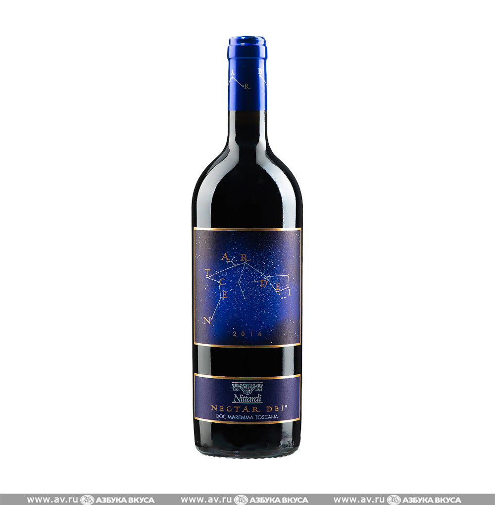 Изображение товара Вино итальянское красное DOC Maremma Toscana Nectar Dei Nittardi, 0.75 L Изображение товара Вино итальянское красное DOC Maremma Toscana Nectar Dei Nittardi, 0.75 L
