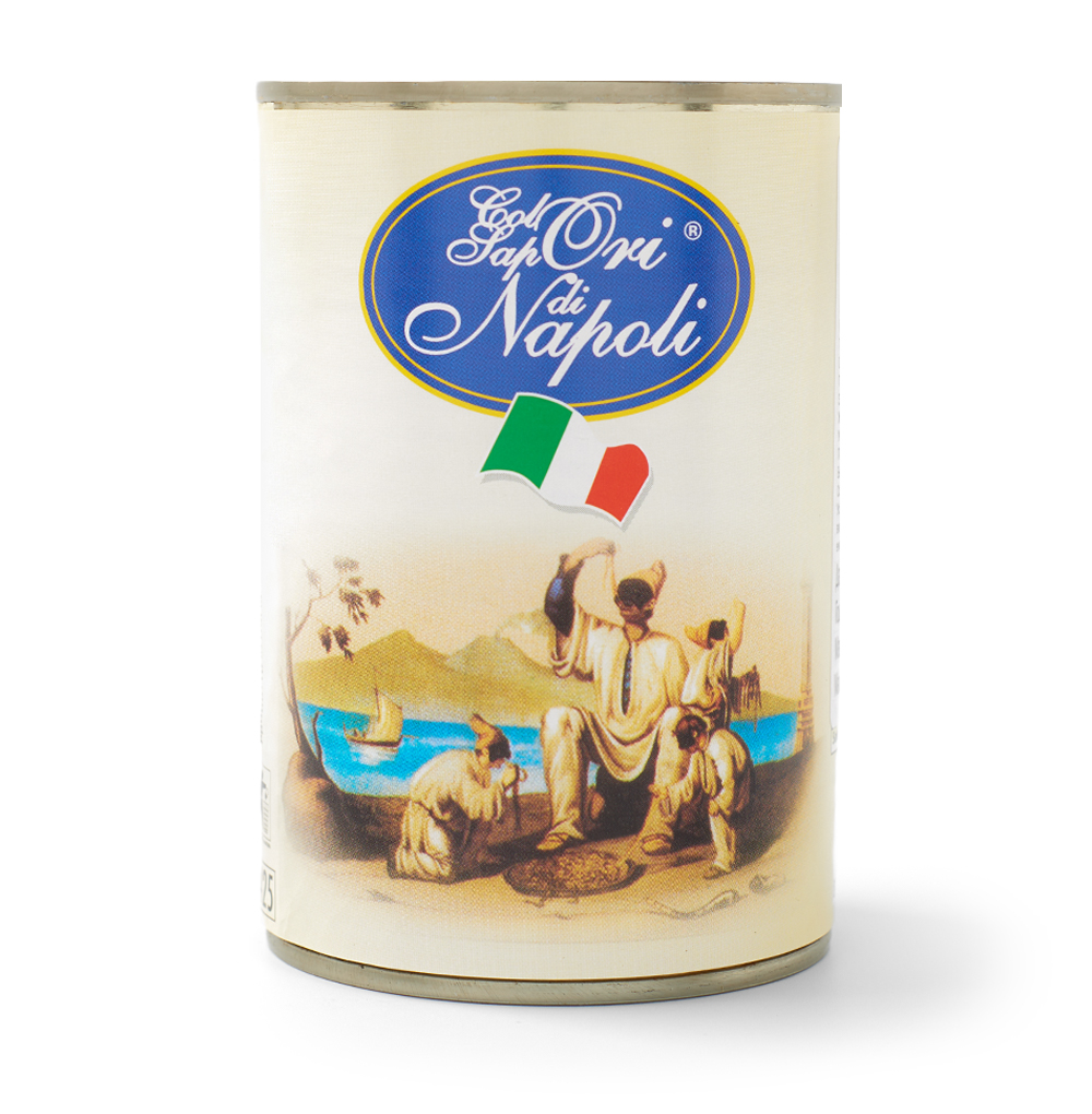 Изображение товара Томаты резаные в собственном соку консервированные, Sapori di Napoli, 400 г, Италия
