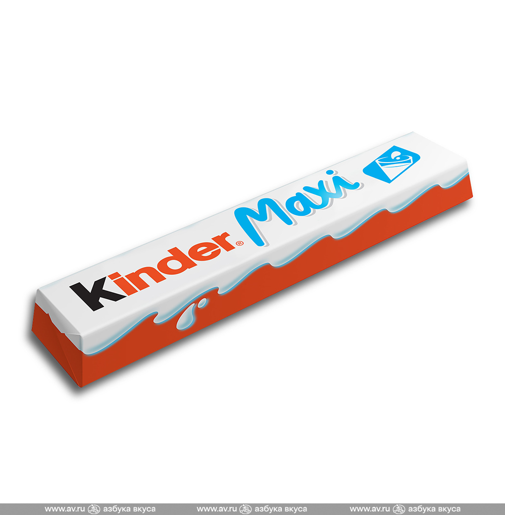 Изображение товара Шоколадный батончик Maxi, Kinder, 21 г, Россия Изображение товара Шоколадный батончик Maxi, Kinder, 21 г, Россия