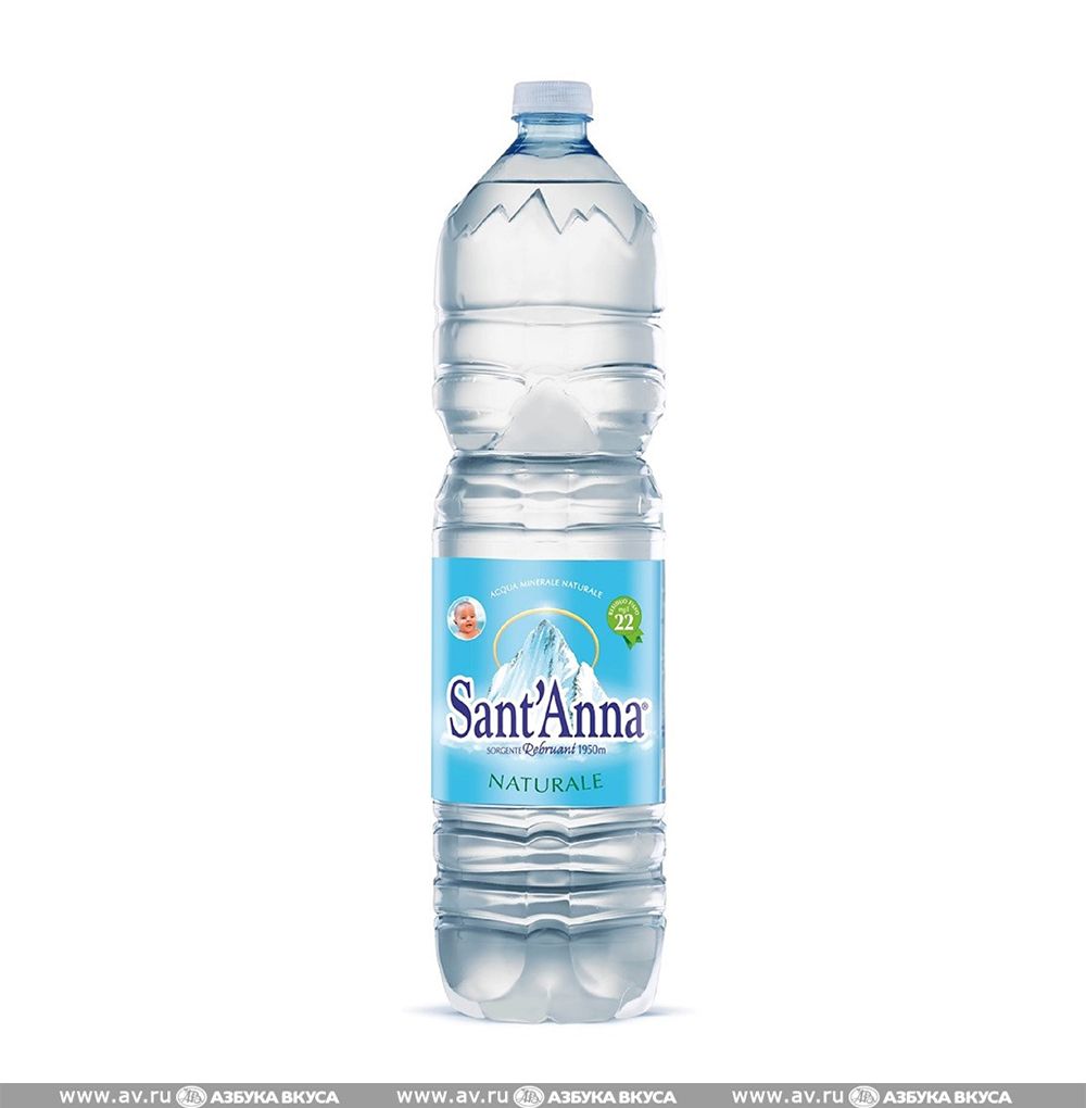 Изображение товара Вода минеральная негазированная Sant'Anna 1.5л, Италия Изображение товара Вода минеральная негазированная Sant'Anna 1.5л, Италия