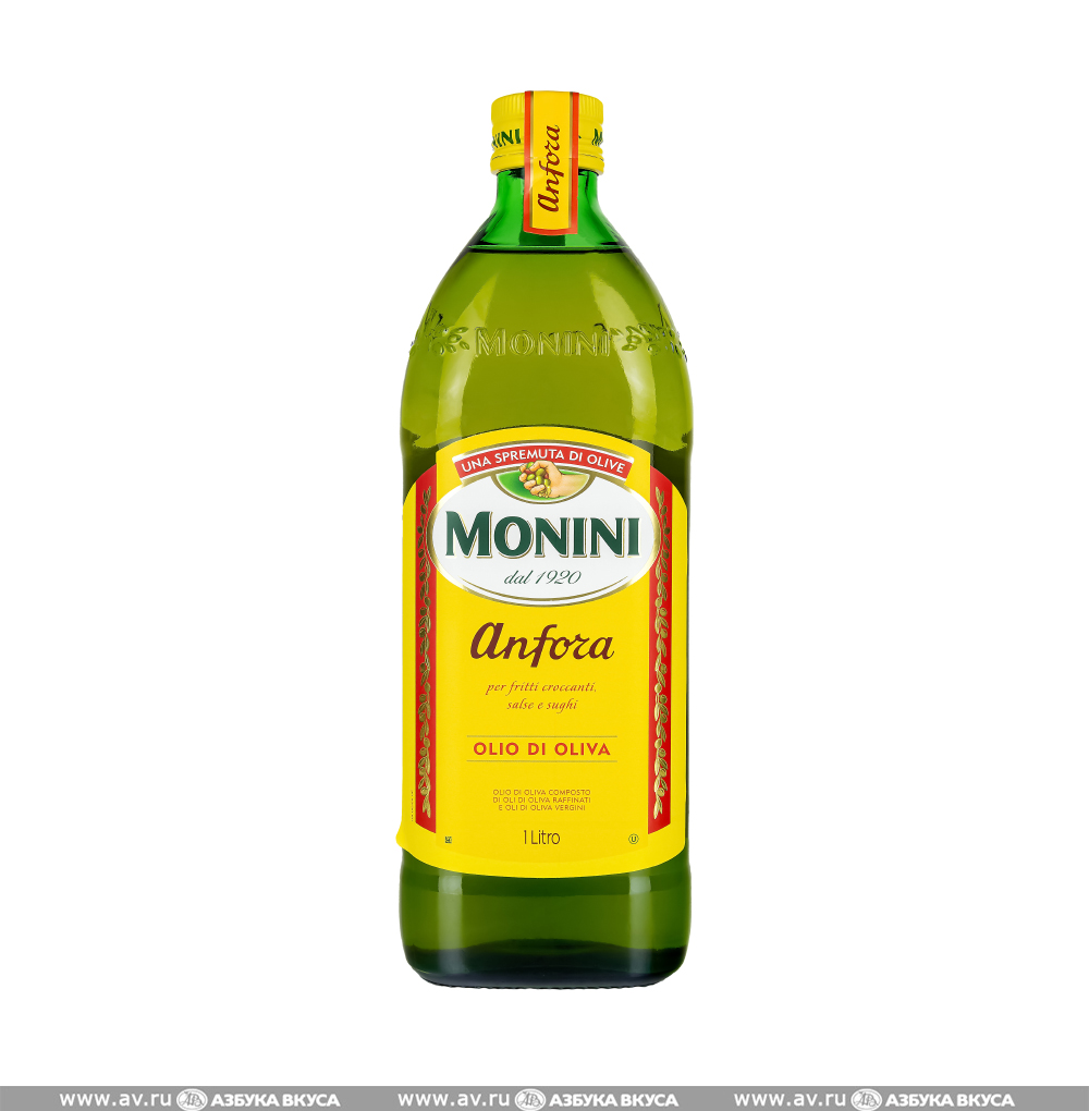 Изображение товара Масло оливковое Anfora для жарки, Monini, 1 л, Италия