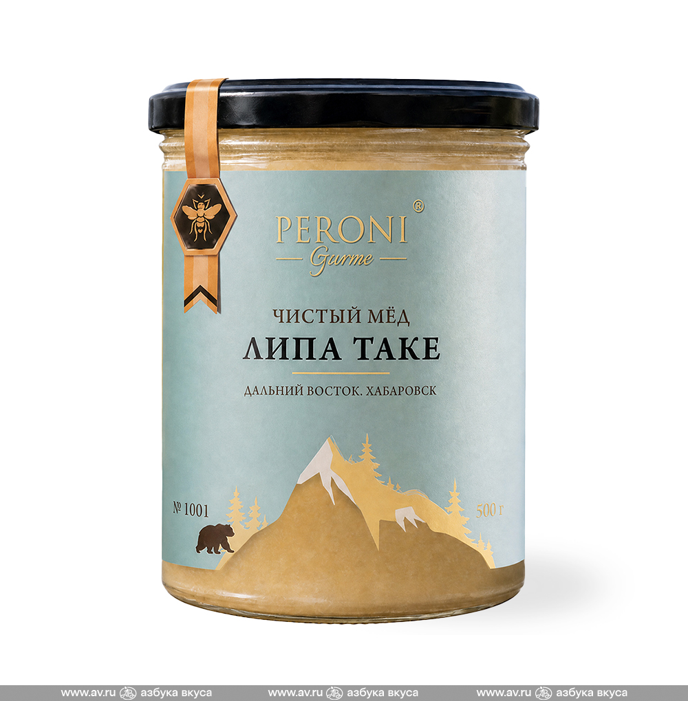 Изображение товара Мёд липовый, Peroni, 500 г, Россия Изображение товара Мёд липовый, Peroni, 500 г, Россия