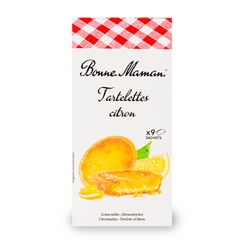 Изображение товара Печенье Tartelettes с лимонной начинкой, Bonne Maman, 125 г, Франция