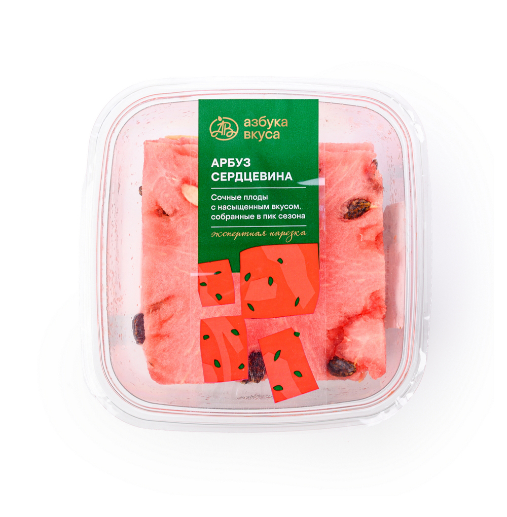 Изображение товара Сердцевина арбуза нарезанная, «Азбука вкуса», 0.5 кг, Россия